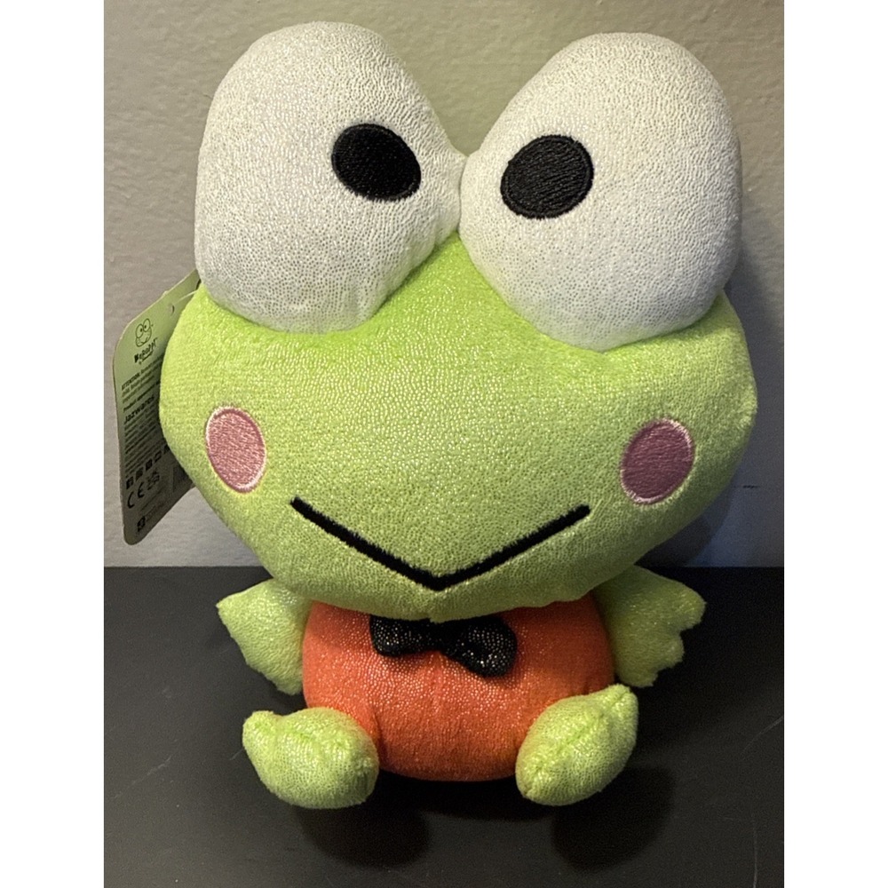 NWT Hello Kitty Keroppi By Sanrio Glitter Sparkle Frog Plush Toy Jazwares